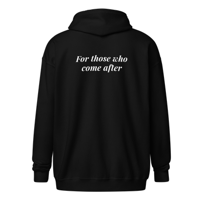 Para los que vienen después - Sudadera con capucha y cremallera