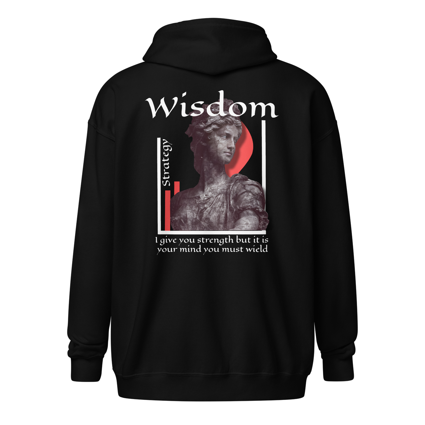 Sabiduría y estrategia - Sudadera con capucha